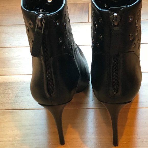 TOPPLE Studded Rivet Leather Booties by Nine West - Picture 2 of 5